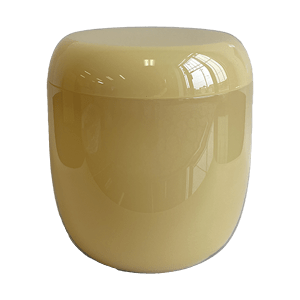 Urn – Yellow Jade – 9″x9.25″